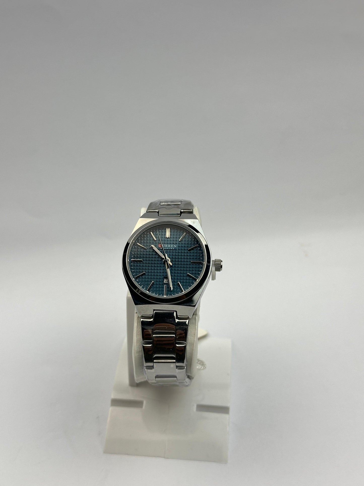 Ladies' Curren Watch – Blue Dial with Day & Date | Tick Empire