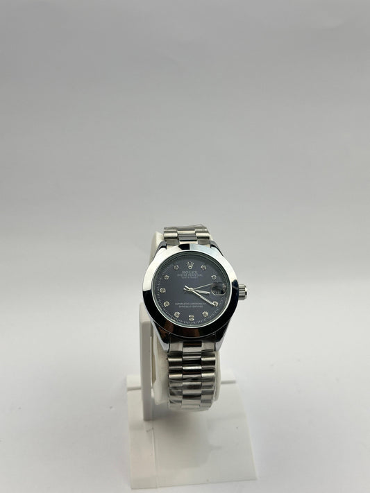 Ladies’ Rolex Stainless Steel Watch – Oyster Style Diamond Dial | Tick Empire