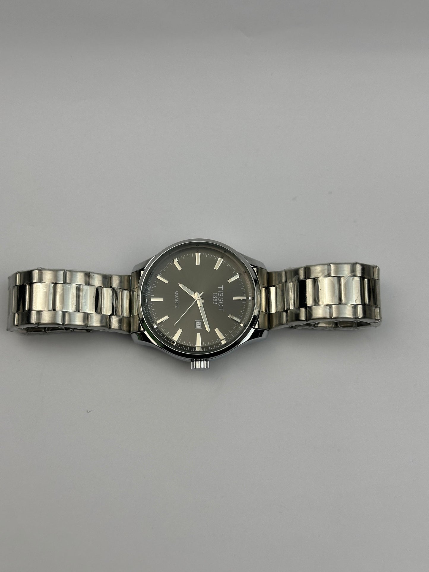 Men's Tissot Quartz Watch – Black Dial with Date | Tick Empire