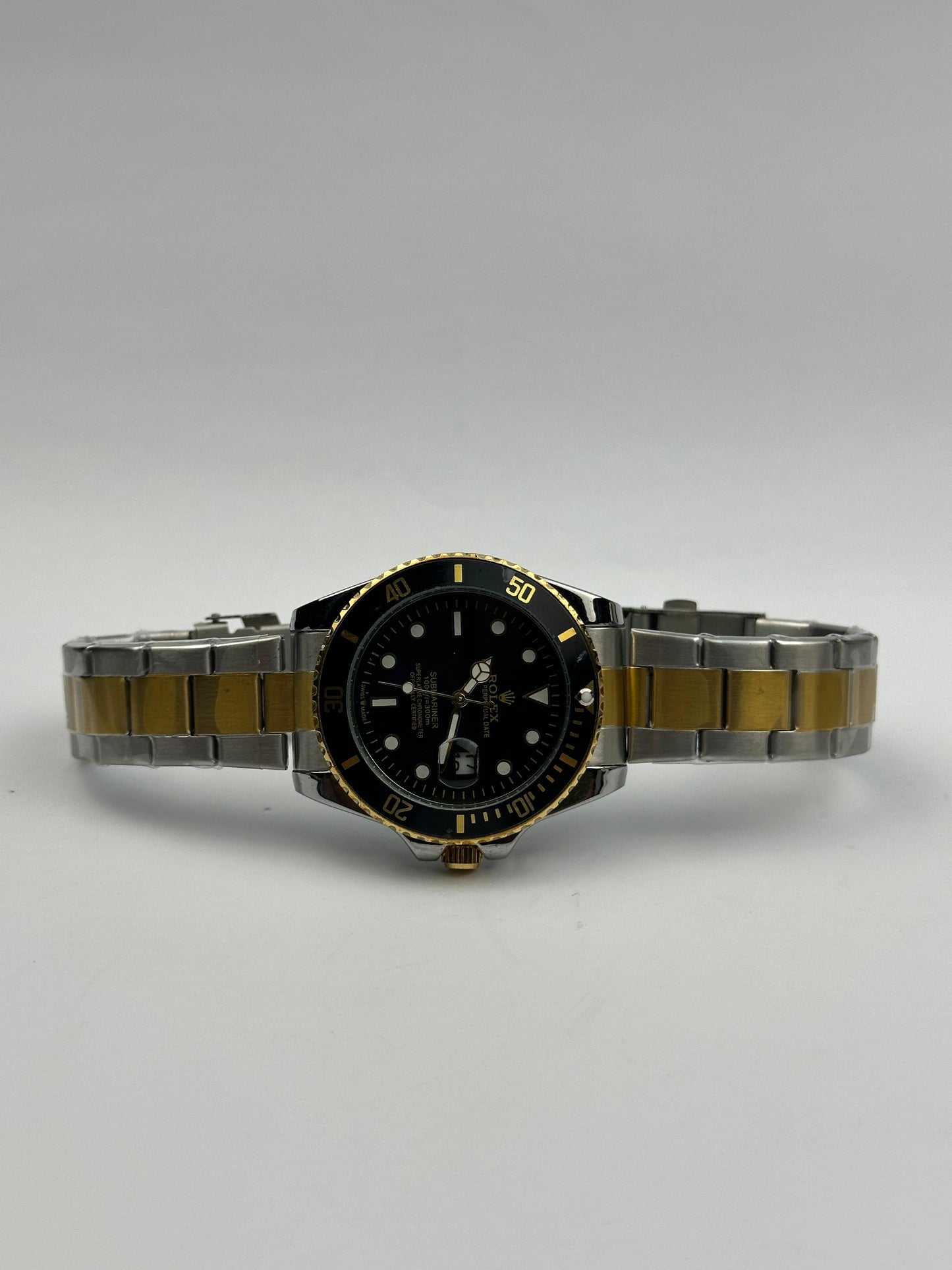 Men’s Rolex Two-Tone Stainless Steel Watch – Rotating Wheel Dial | Tick Empire