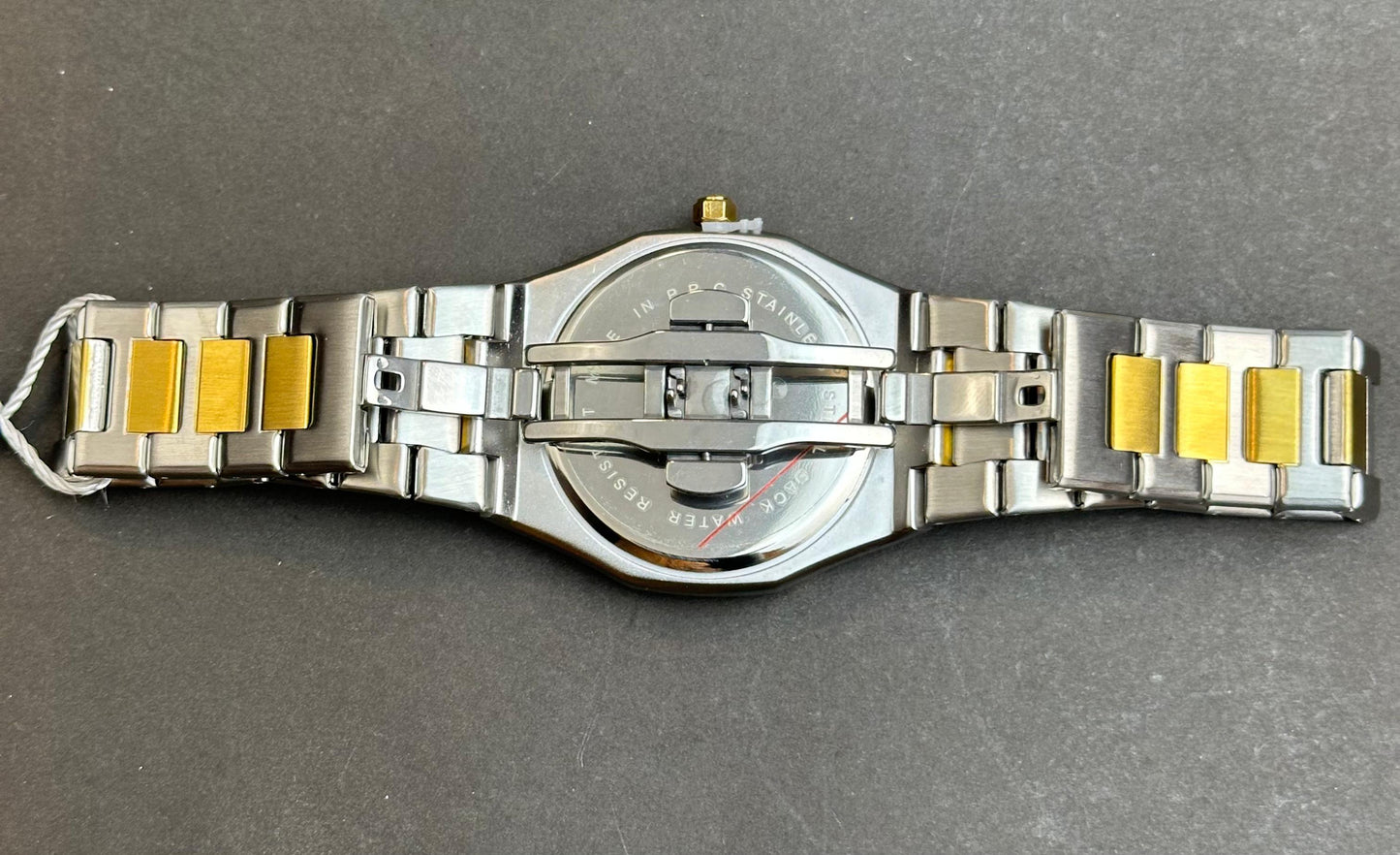 Men’s  BestWin Two-Tone Stainless Steel Watch – Silver Dial & Gold Bezel | Tick Empire